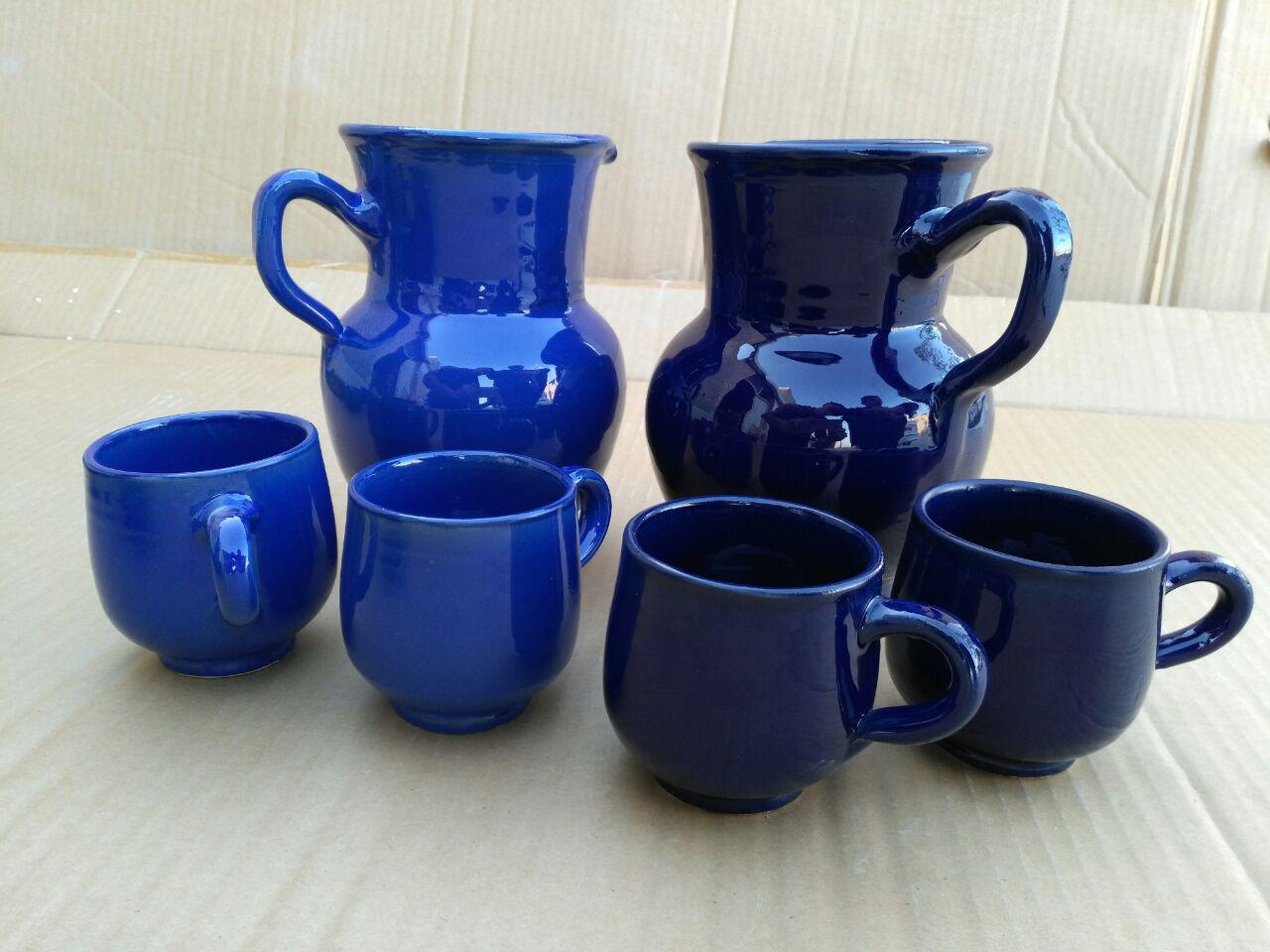 پخش عمده انواع پارچ سفالی آبی